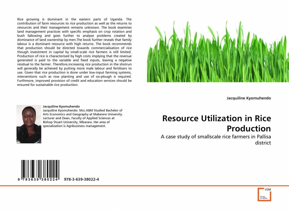 Resource Utilization in Rice Production