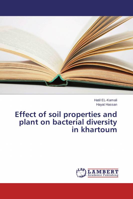 Effect of soil properties and plant on bacterial diversity in khartoum