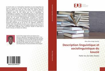 Description linguistique et sociolinguistique du kouzié