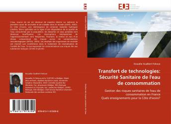 Transfert de technologies: Sécurité Sanitaire de l'eau de consommation