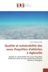 Qualité et vulnérabilité des eaux d'aquifère d'altérites à Agboville