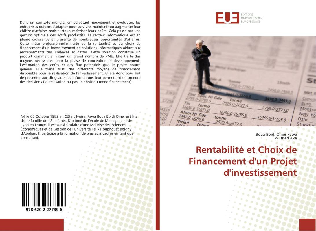 Rentabilité et Choix de Financement d'un Projet d'investissement