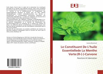 Le Constituant De L’huile Essentiellede La Menthe Verte:(R-(-)-Carvone