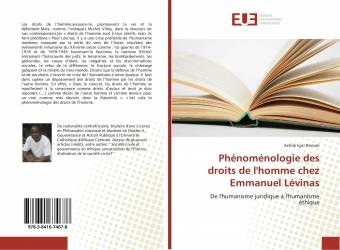 Phénoménologie des droits de l'homme chez Emmanuel Lévinas