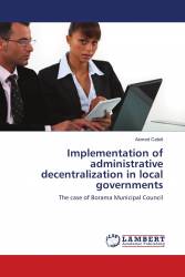 Implementation of administrative decentralization in local governments