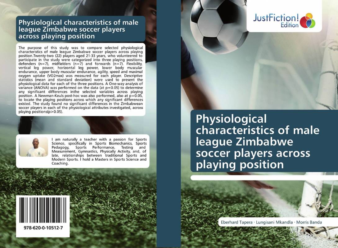 Physiological characteristics of male league Zimbabwe soccer players across playing position