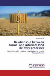 Relationship between formal and informal land delivery processes