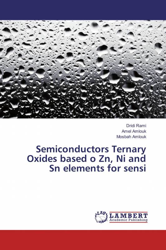 Semiconductors Ternary Oxides based o Zn, Ni and Sn elements for sensi
