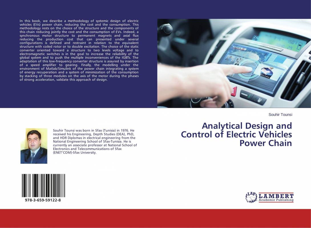 Analytical Design and Control of Electric Vehicles Power Chain
