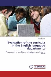Evaluation of the curricula in the English language departments