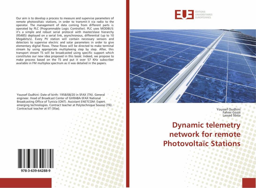 Dynamic telemetry network for remote Photovoltaïc Stations