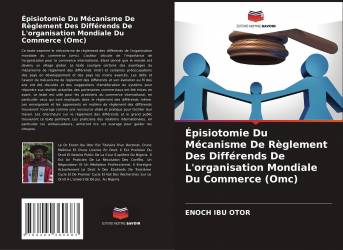 Épisiotomie Du Mécanisme De Règlement Des Différends De L'organisation Mondiale Du Commerce (Omc)