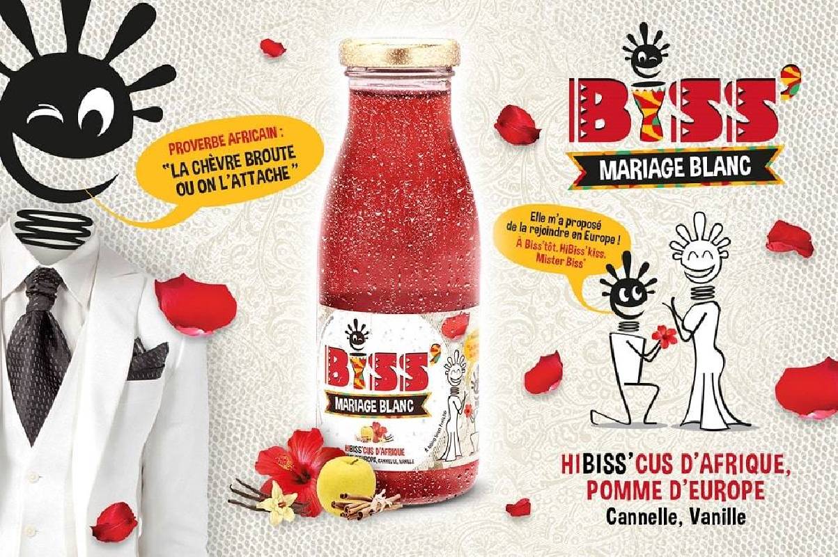 Biss' Boisson hiBiss'cus pomme cannelle vanille