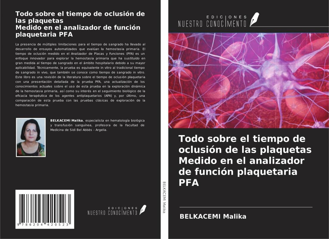 Todo sobre el tiempo de oclusión de las plaquetas Medido en el analizador de función plaquetaria PFA