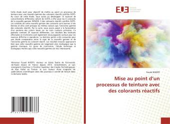 Mise au point d’un processus de teinture avec des colorants réactifs