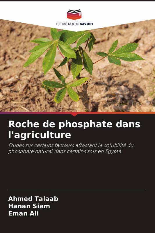 Roche de phosphate dans l'agriculture
