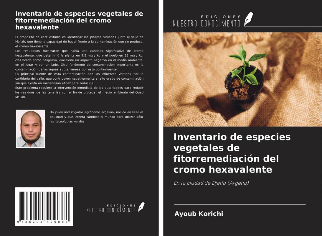 Inventario de especies vegetales de fitorremediación del cromo hexavalente