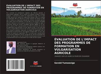 ÉVALUATION DE L'IMPACT DES PROGRAMMES DE FORMATION EN VULGARISATION AGRICOLE