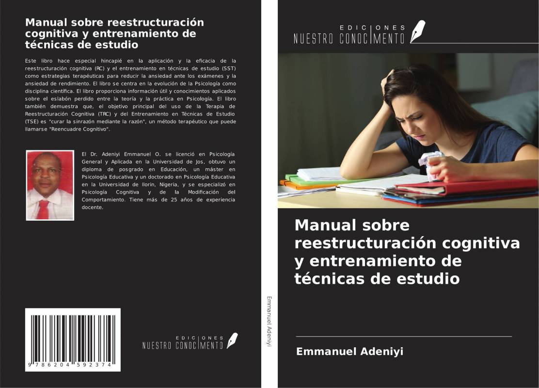 Manual sobre reestructuración cognitiva y entrenamiento de técnicas de estudio