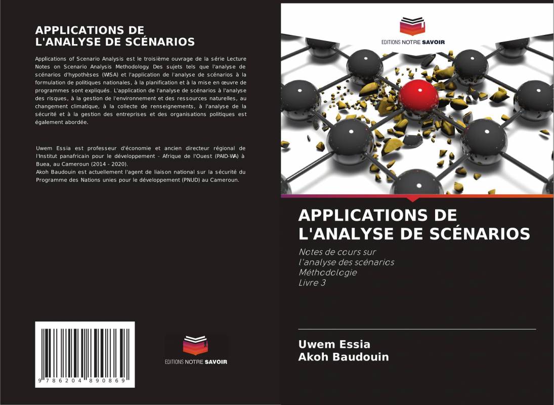 APPLICATIONS DE L'ANALYSE DE SCÉNARIOS