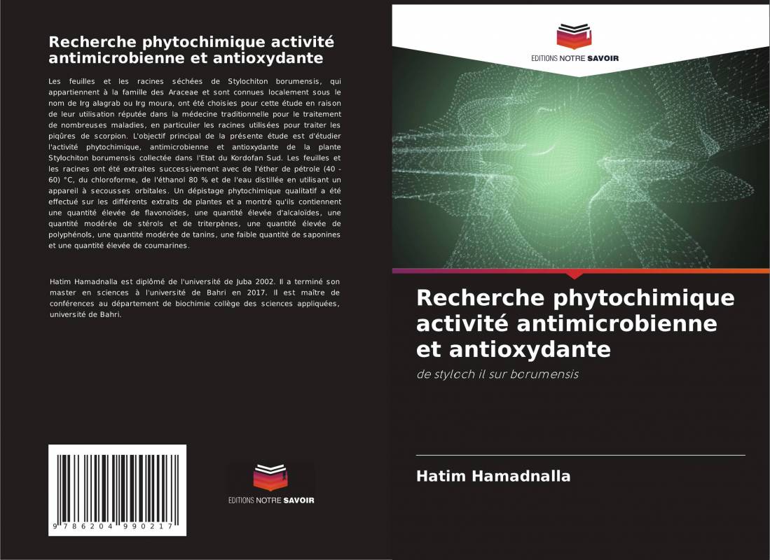 Recherche phytochimique activité antimicrobienne et antioxydante