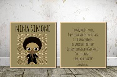 2 toiles Afro-History Nina SIMONE