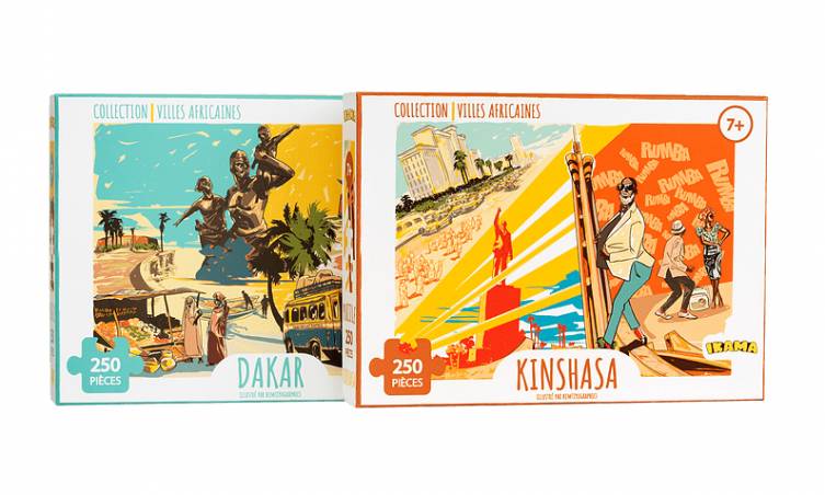 Pack 2 puzzles Collection Villes Africaines