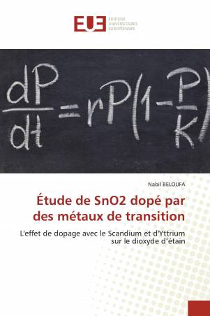 Étude de SnO2 dopé par des métaux de transition