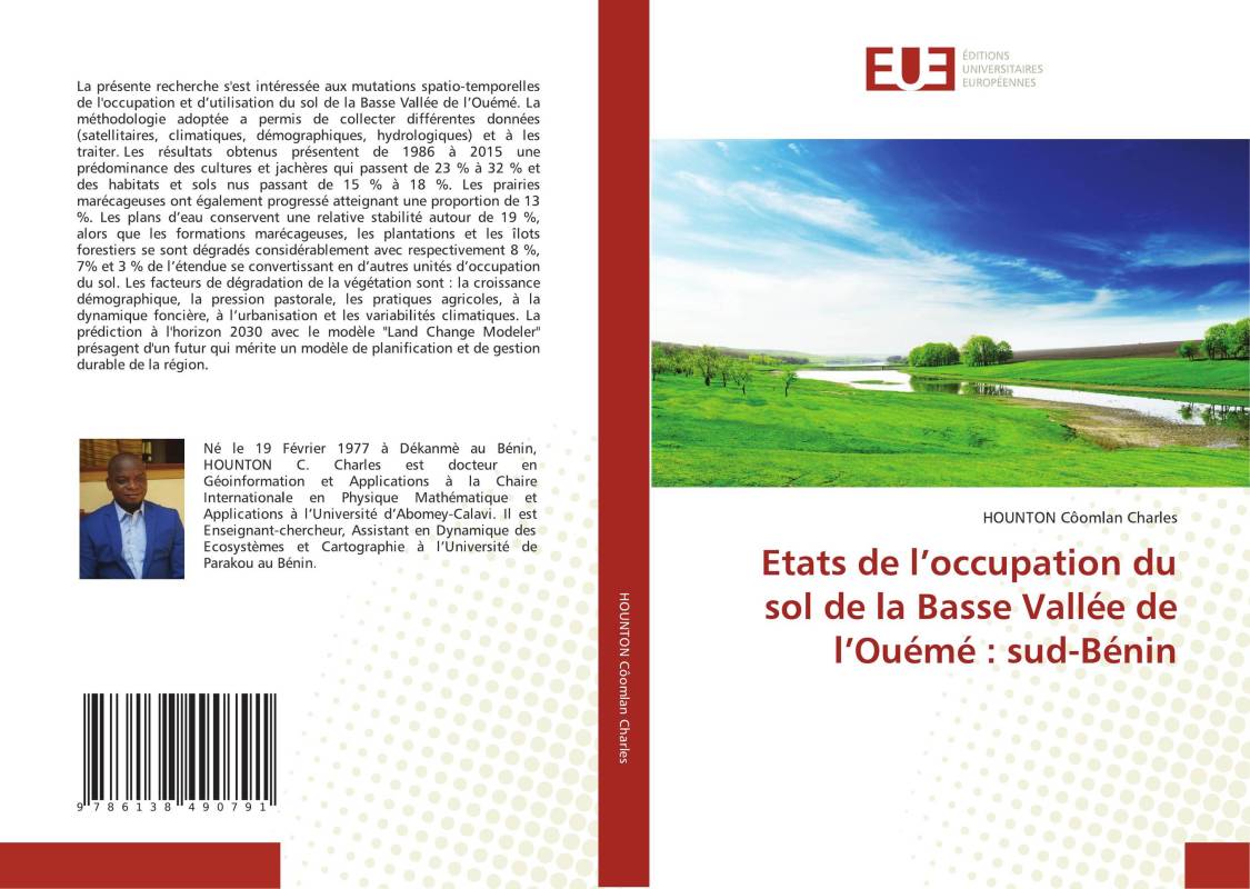 Etats de l’occupation du sol de la Basse Vallée de l’Ouémé : sud-Bénin