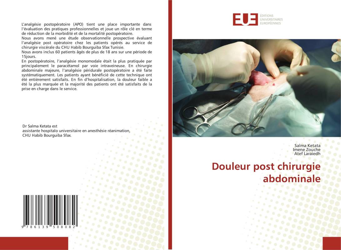 Douleur post chirurgie abdominale