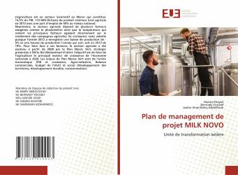 Plan de management de projet MILK NOVO
