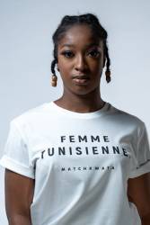T-shirt Femme tunisienne Match Kwata
