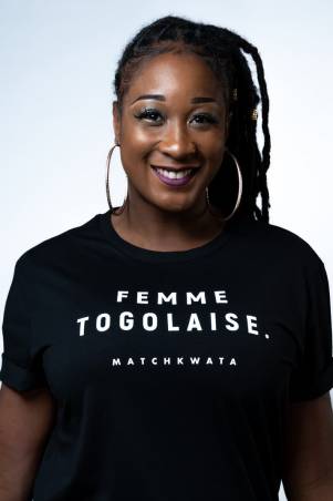T-shirt Femme togolaise Match Kwata