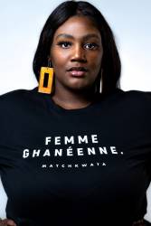 T-shirt Femme ghanéenne Match Kwata