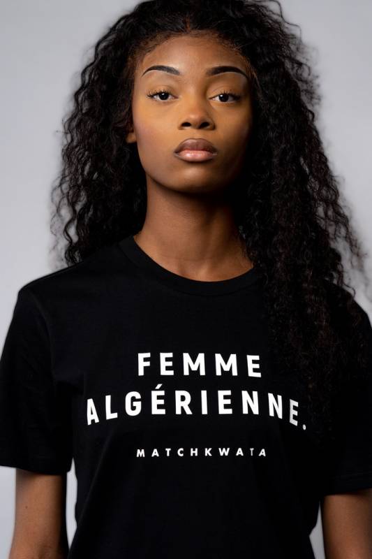 T-shirt Femme algérienne Match Kwata