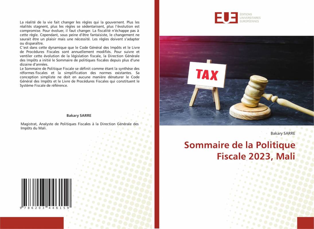 Sommaire de la Politique Fiscale 2023, Mali