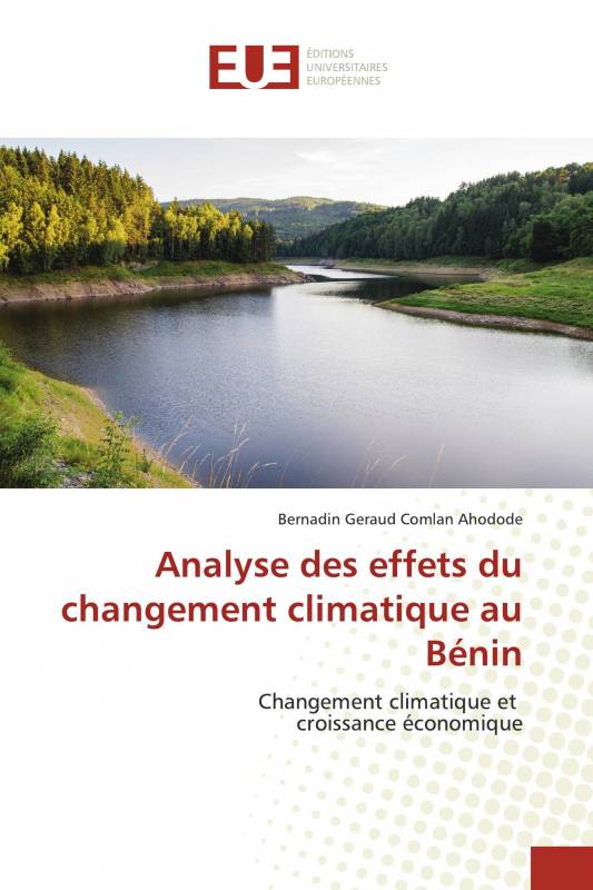 Analyse des effets du changement climatique au Bénin