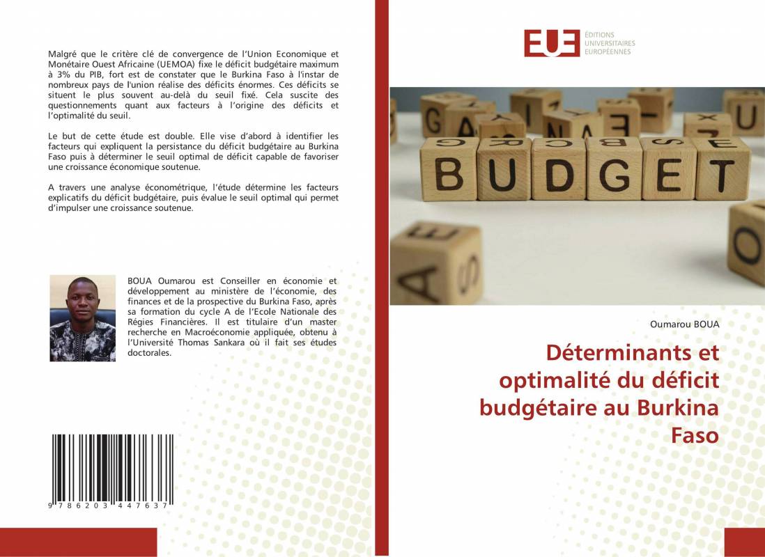 Déterminants et optimalité du déficit budgétaire au Burkina Faso