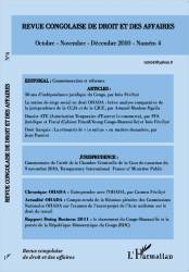 Revue congolaise de droit et des affaires N° 4