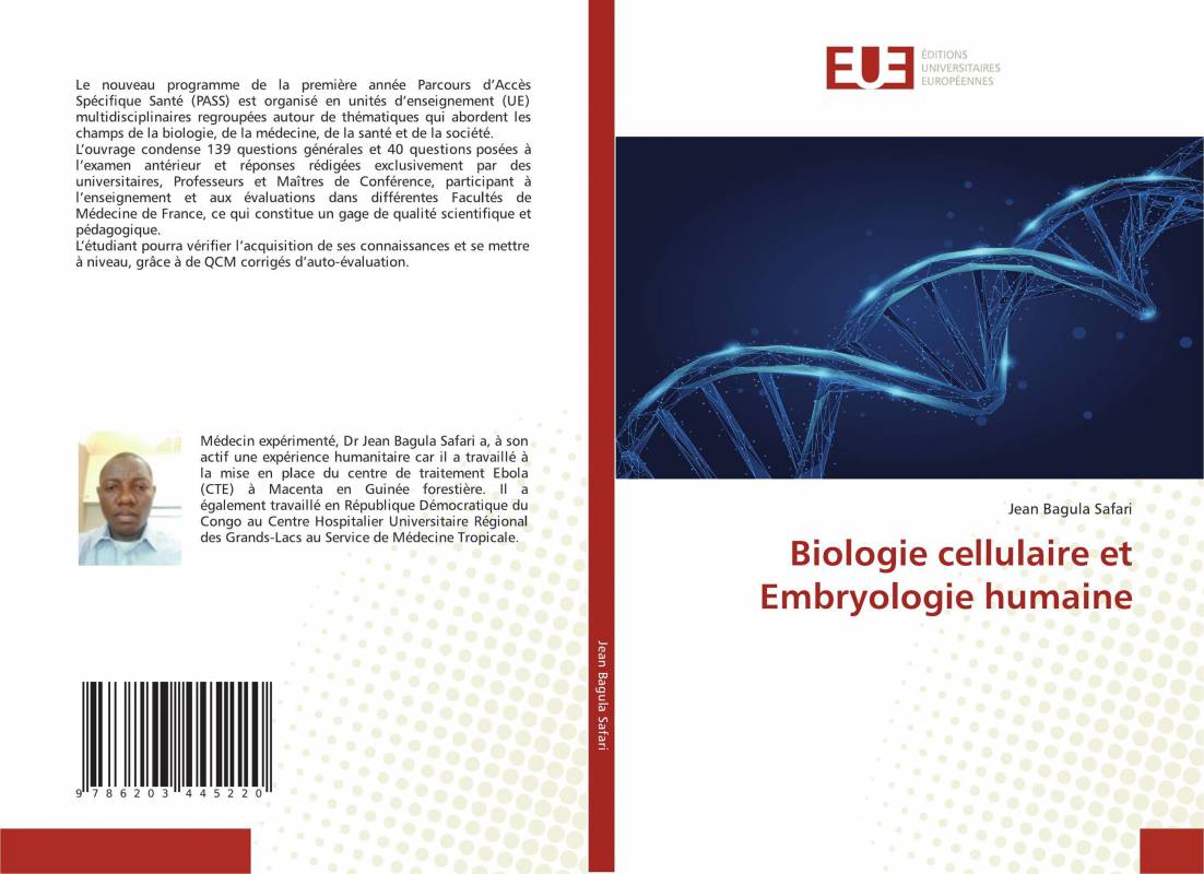 Biologie cellulaire et Embryologie humaine