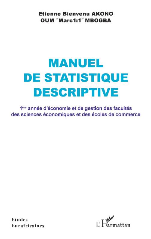 Manuel de statistique descriptive