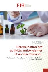 Détermination des activités antioxydantes et antibactériennes