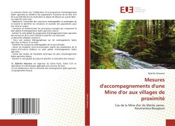 Mesures d'accompagnements d'une Mine d'or aux villages de proximité