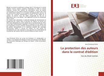 La protection des auteurs dans le contrat d'édition