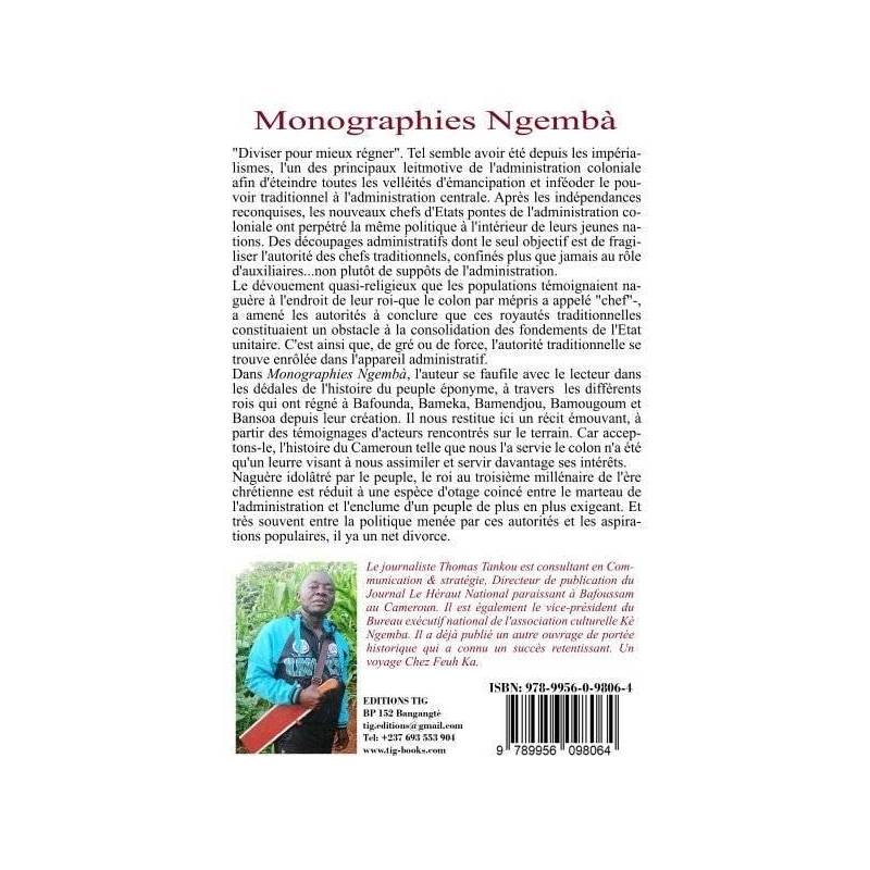 Monographies Ngembà Thomas Tankou