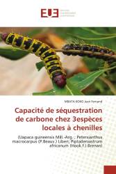 Capacité de séquestration de carbone chez 3espèces locales à chenilles
