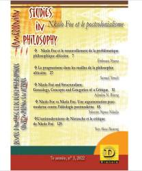 Cameroonian Studies in Philosophy 3