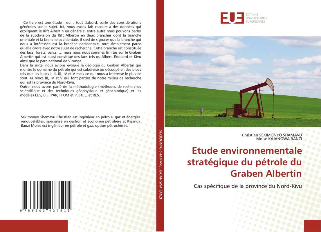 Etude environnementale stratégique du pétrole du Graben Albertin