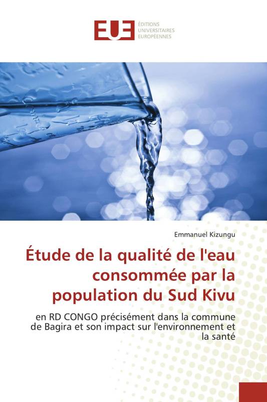 Étude de la qualité de l'eau consommée par la population du Sud Kivu