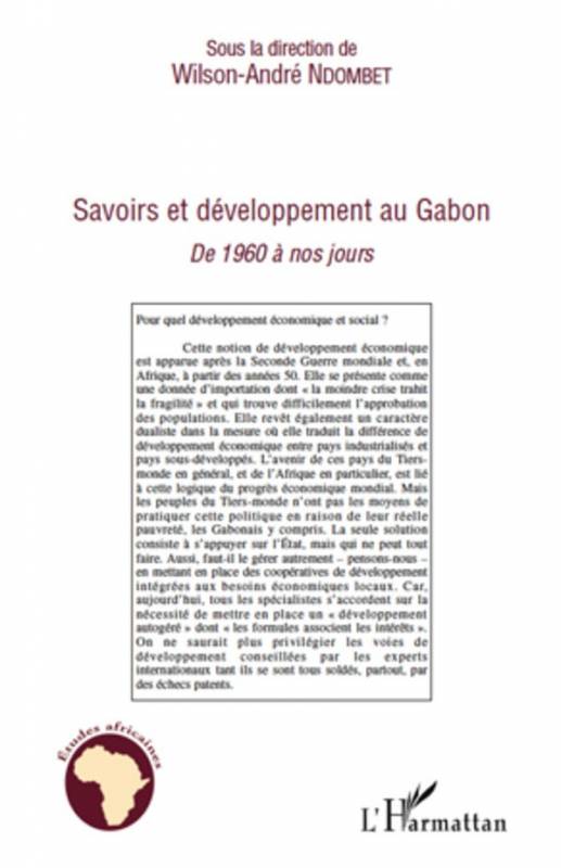 Savoirs et développement au Gabon